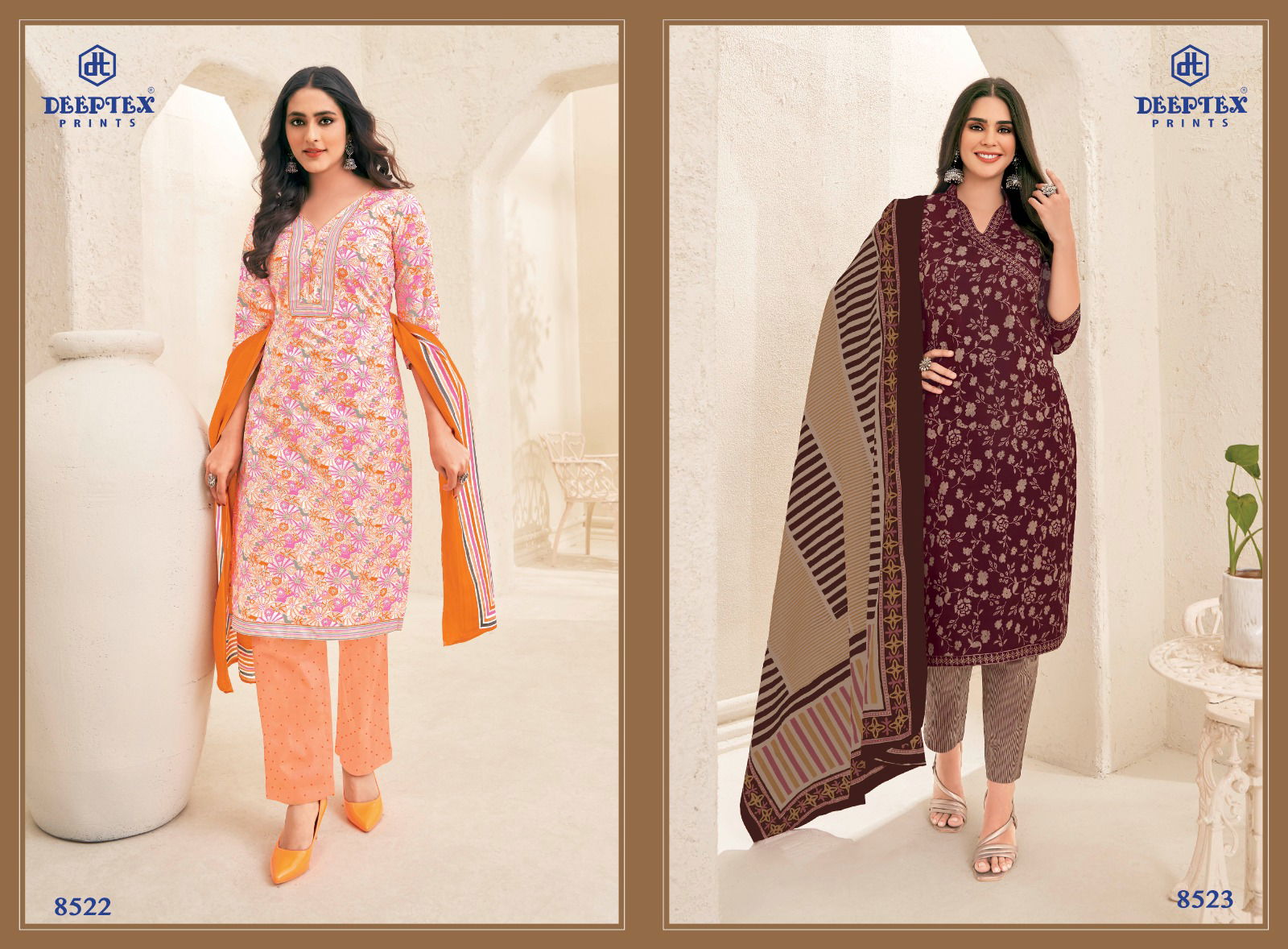 Miss India Vol 85 By Deeptex Printed Cotton Printed Dress Material Wholesale Suppliers In Mumbai
